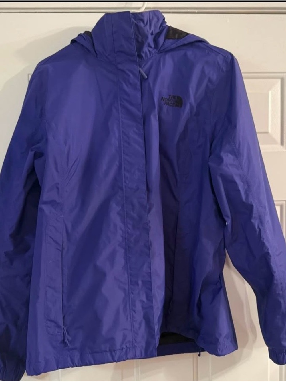 The North Face Women's Purple Hooded Rain Jacket